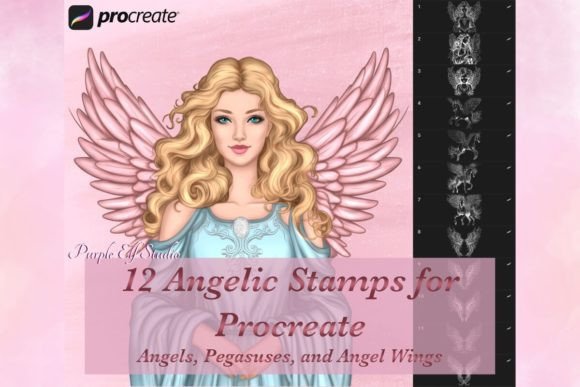 Angelic Procreate Stamps: A Workflow Guide for Digital Artists