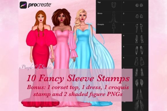 Fancy Sleeves Procreate Stamps: A Practical Guide for Fashion Illustration Workflows