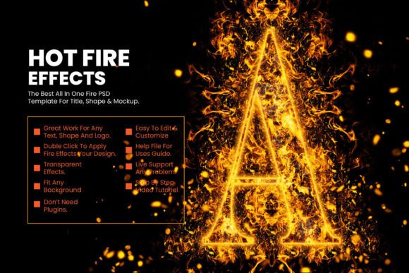 Fire Effects for Shape, Text Logo: Ignite Your Visuals Instantly