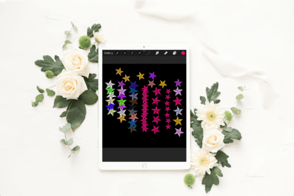 Ipad Metallic Stars Brush for Procreate: A Strategic Asset for Digital Creators
