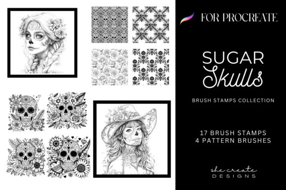 Procreate Sugar Skull Stamp Brush Set: A Practical Guide for Digital Artists